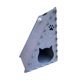 thumbnail image 2 of Rascador triangular para gatos, juguete rascador compacto para proteger alfombras y resistente al desgaste. gris, 2 of 9
