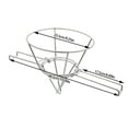 thumbnail image 2 of Practical Oil Filter Suitable for Electric Fryers Rust Resistant 304 Stainless Steel Cone Strainer with Quick Assembly, 2 of 7
