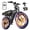 Yellow+Lock+Holder, variant on TST Electric Bike for Adults, 750W Motor 20"x4" Fat Tire E Bicycle, E Mountain Bike, 48V/15Ah Battery UL2849, Dual Suspension, 7 Speeds