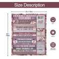 thumbnail image 3 of Cousin Gifts for Women Blanket, Best Cousin Gifts, Gifts for Cousins Female, Cousins Make The Best Friends - to My Favorite Cousin Birthday, Graduation, Throw Blankets 50"x60", 3 of 6