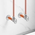 thumbnail image 4 of Angle Stop Valve 10 Pack, 1/2" PEX to 3/8" Compression, Quarter Turn Shut Off for Faucet, 4 of 10