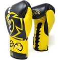 thumbnail image 3 of Rival Boxing RFX-Guerrero Intelli-Shock Bag Gloves - 18 oz. - Black/Yellow, 3 of 4