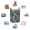 thumbnail image 3 of Lsque Rose Flowers pattern Laundry Hamper Basket, Tall Woven Rope Hamper Basket for Clothes, Lightweight Storage Basket, Collapsible Waterproof-Medium, 3 of 8