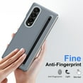 thumbnail image 5 of ELEHOLD Case for Samsung Galaxy Z Fold 3, Heavy Duty Shockproof PC Matte Case with S Pen [Built-in Screen Protector] & Pen Holder,Gray, 5 of 7