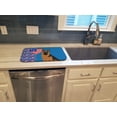 thumbnail image 3 of Black and Tan German Shepherd USA American Dish Drying Mat, 3 of 5