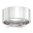 thumbnail image 5 of 10K White Gold 10mm Standard Flat Comfort Fit Band Ring Size 8, 5 of 7