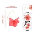 thumbnail image 2 of Pendientes de resina con borlas de pétalos de rosa bohemia - Pendientes de pétalos en capas - Pendientes de borlas de flores exageradas con personalidad, 2 of 5