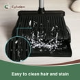 thumbnail image 4 of Eyliden 52" Long Handle Broom and Dustpan Set, Black, 4 of 8