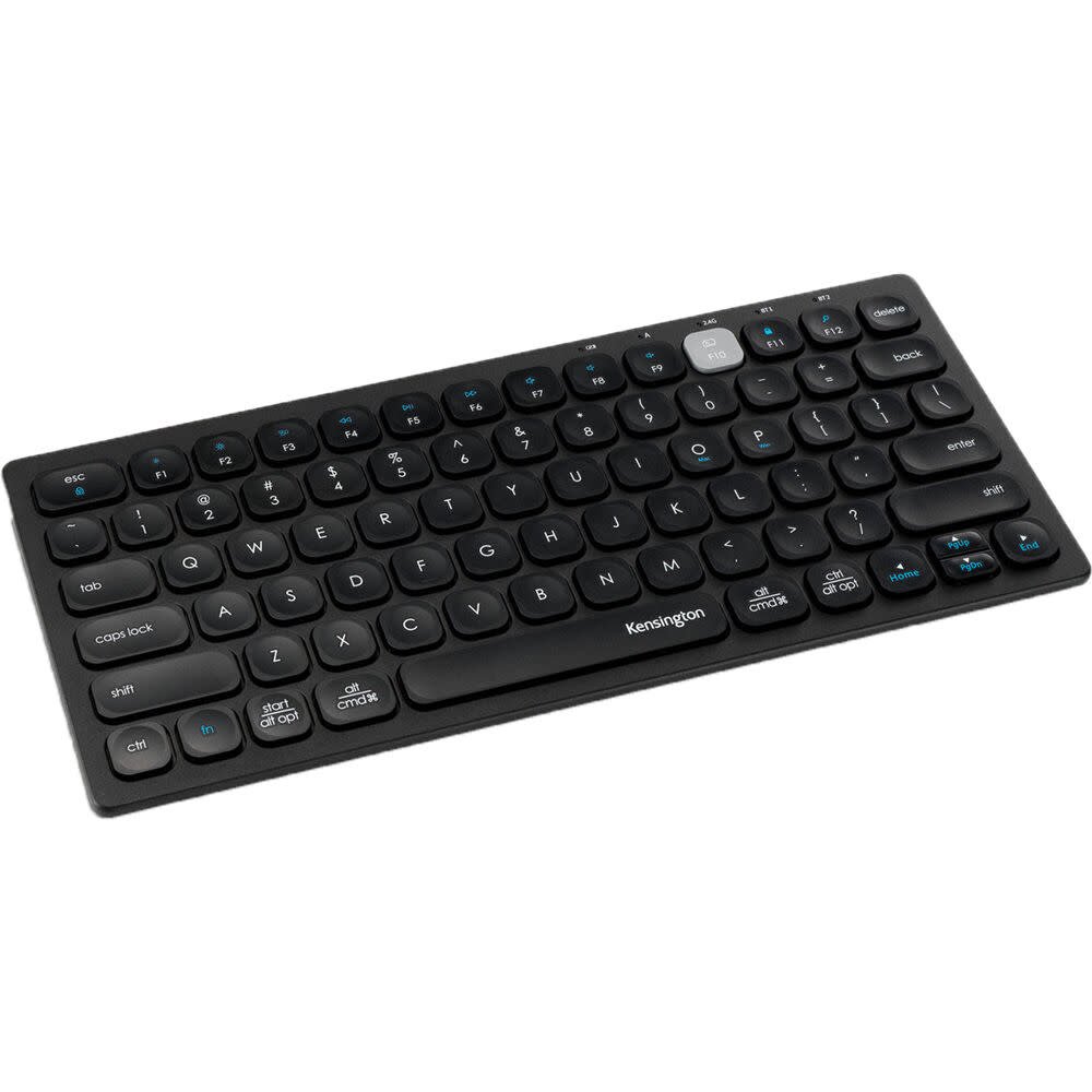 Kensington MultiDevice Dual Wireless Compact Keyboard Black