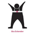 thumbnail image 3 of More of Me to Love Stretch Elastic Bra Extender, 3-Hook, Neapolitan (3-Pack), 3 of 6