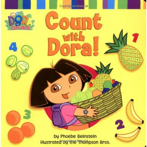 Pre-Owned Count With Dora!: A Counting Book in Both English and Spanish (Paperback) 0689848188 9780689848186