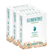Elementree Sustainable Multipurpose Paper, 20 lb., 8.5" x 11", White, 1500 Sheets