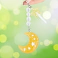 thumbnail image 5 of 12 Pcs Clip on Charms Star Moon Zipper Pull Charm Resin Plastic Keychain Purse Bag Charm with Lobster Clasp Crochet Stitch Markers for Sewing Quilting Jewelry Making, 5 of 7