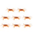 thumbnail image 4 of 8 Uds cebo de cangrejo Artificial 13cm 33,5g simulación de cangrejo señuelo suave cebo de pesca con anzuelos para agua dulce agua salada amarillo, naranja, 4 of 12