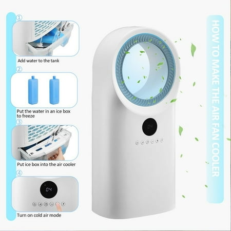 

Zenova 31 Portable Bladeless Fan Air Cooler with Digital Display and Remote