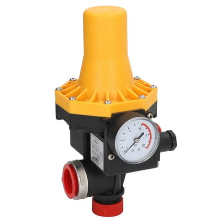 

Water Pressure Controller 220/240V 10 Bar Switch With Gauge For Home