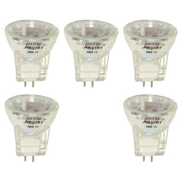 Anyray A2017Y (5-Pack) MR8  C 12V 35W Light Bulb 12-Volt 35-Watt