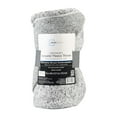 Mainstays Sweater Fleece Throw Blanket, 50" x 60", Gray