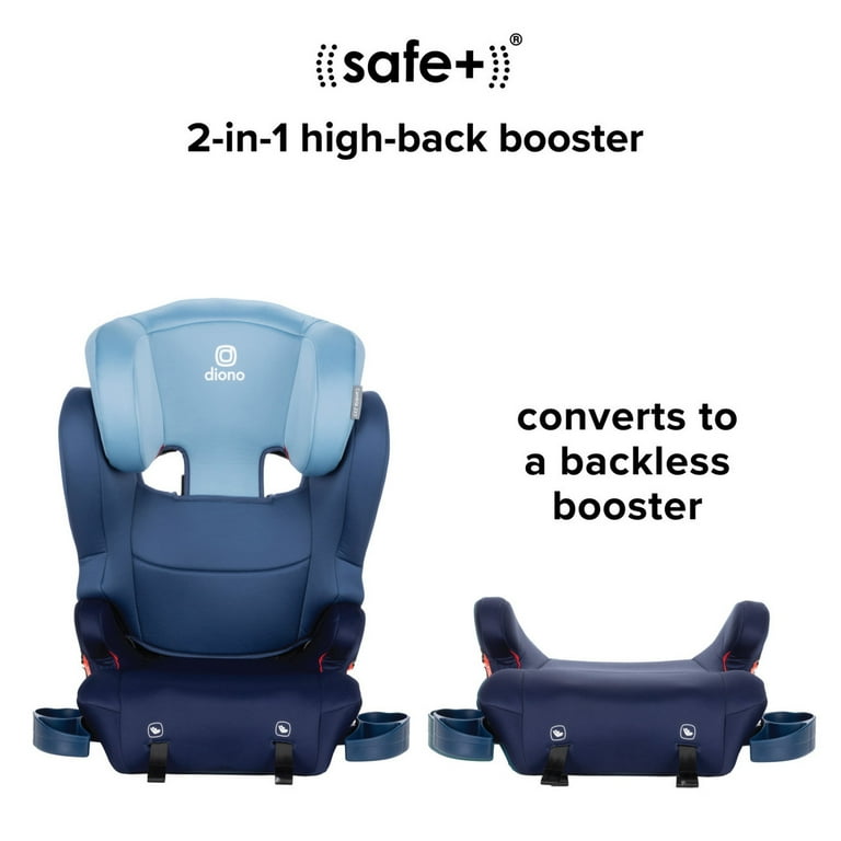 Diono Cambria 2XT Latch 2 in 1 High Back to Backless Booster Car Seat Blue Surge Walmart