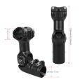 thumbnail image 2 of LHCER Bike Adapter Riser,Bike Stem Increased,6061 T6 Aluminium Alloy Black Adjustable Angle Mountain Bike Stem Extender Modified Bicycle Adapter Riser Accessory, 2 of 8