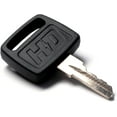 thumbnail image 2 of HD Switch Ignition Key Switch TCA22740 AM101561 TCA15075 fits John Deere 130 160 165 170 175 180 185 240 245 260 265 285 320 500 Tractor Lawn Mower & Great Dane - 3 Keys & Free Carabiner, 2 of 8