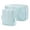 Blue, variant on Makeup Bag Duo Set, Puffy Padded Travel Cosmetic Organizer with Slip-in Pockets, Large Toiletry Bag & Small Purse Pouch, Travel Essentials for Women