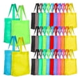 thumbnail image 1 of 50 Piezas de Bolsas Reutilizables No Tejidas, Regalo Multicolores, Mano Colores en , Tela A Granel para Comestibles, 1 of 5