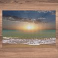 thumbnail image 3 of Ambesonne Seascape Jigsaw Puzzle, Sandy Beach Waves Sunset, Heirloom-Quality Fun Activity for Family Durable Cardboard, 1000 pcs, Multicolor, 3 of 5