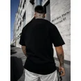 thumbnail image 3 of Playera Hombre Oversized Manga Corta Relajado Pure Color Pop, 3 of 8