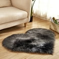 thumbnail image 2 of Black Sheepskin Rug 40X50Cm Faux Fur Sheepskin Rug for Living Room Fluffy Washable Rugs for Bedroom Luxury Room Decor Furry Rugsciozy, 2 of 2