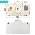 thumbnail image 4 of Yayeee Kids Hooded Towels Toddler Soft Absorbent Beach Bathing Wrap 50" x 23.5", Halloween Black Pumpkins, 4 of 5