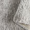 thumbnail image 5 of Everloom Royal Shag Pearl Modern Super Soft Solid Area Rug, Grey, 3'11"x5'2", 5 of 7