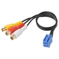thumbnail image 1 of Cable de sonido y video Unidad principal de navegación Adaptador 3 Conector RCA 30 cm 6 pines para, 1 of 4