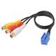 thumbnail image 1 of Cable de sonido y video Adaptador 30 cm para Reemplazo de piezas de automóvil, 1 of 4