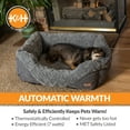 thumbnail image 4 of K&H Pet Products Thermo-Pet Lounge Sleeper Heated Cat & Dog Bed Gray Medium 30.5 X 24.5 X 9 Inches, 4 of 9