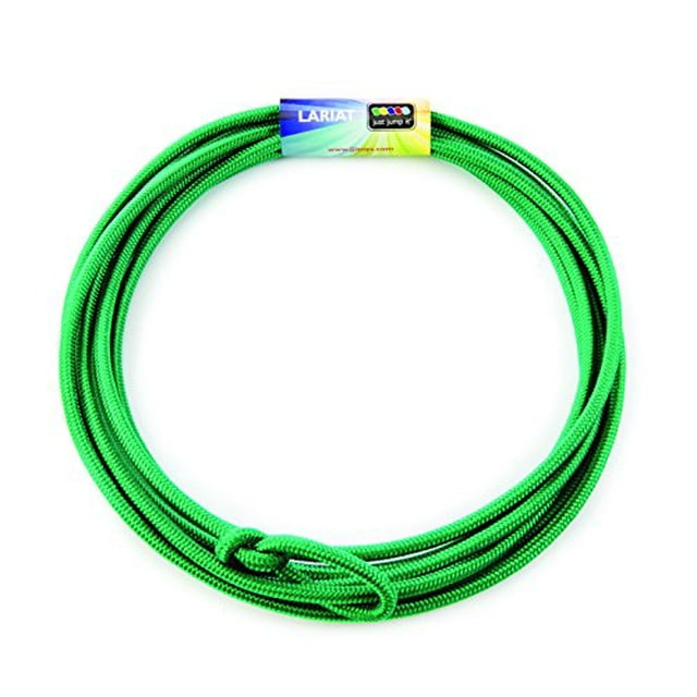 Just Jump It Lil Lariat- Junior Lasso- Pré-Noué-20 Pieds - Vert
