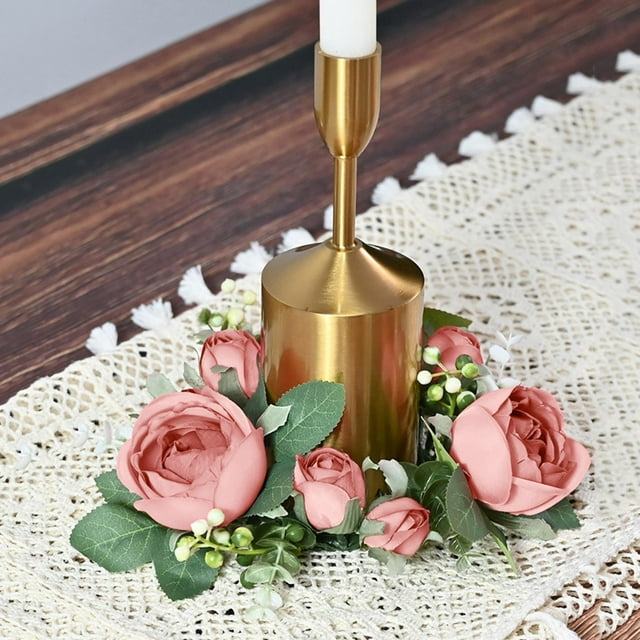 Valentine's Day Roses Table Party Decoration Candlestick Garland New Peony Vintage Ornament Set Vintage Christmas Ornament Strength Ornament Special Christmas Ornament Sparkly Ornament