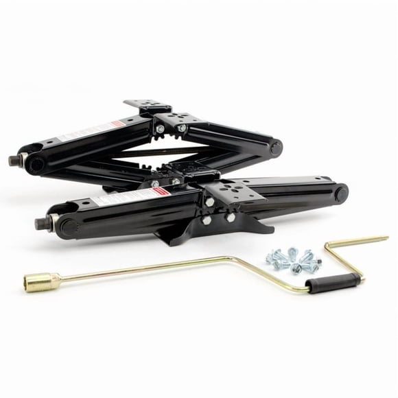 Lippert Components Leveling Jack 285326 Use To Level Motorhome/Travel Trailer or Camper While Parked; Manual; 6000 Pound Capacity; 24 Inch Lift Height; Scissor Type; Steel; Set of 2