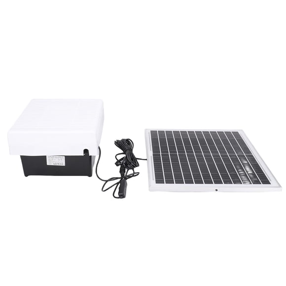 Kit De Ventilador De Ventilación Con Panel Solar, Aleación De Aluminio De Plástico, Resistente A La Intemperie, Eliminación De Olores Y Calor, Ventilador Solar IP67 Para Cocina