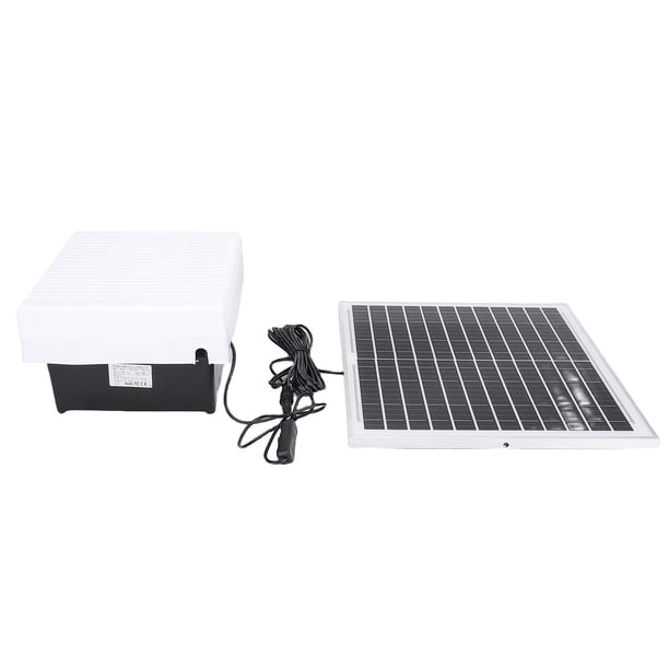 Kit De Ventilador De Ventilación Con Panel Solar, Aleación De Aluminio De Plástico, Resistente A La Intemperie, Eliminación De Olores Y Calor, Ventilador Solar IP67 Para Cocina