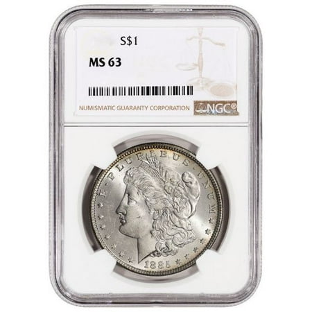 US Mint 90% Silver Morgan Dollar NGC MS-63