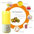 thumbnail image 3 of AMERTEER Mini Portable Juicer Cup Portable Mini Electric Blender Cup for Fruit USB Electric Mixer Bottle for Shakes and Smoothies for Travel Home, 3 of 9