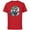 Red, variant on Marvel Avengers Assemble Team Full Color - Short Sleeve Cotton T-Shirt for Adults - Customized-Black