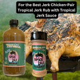thumbnail image 4 of Spice Isle Sauces Tropical Jerk Sauce and Rub Combo Pack, Spicy Caribbean, 2 Pack, 17 and 5 oz, 4 of 7