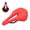 Red, variant on Suodoka 155mm Widen Carbon Fiber Leather Bicycle Saddle Cushion Hollow Cycling Road Bike Cushion Black for Mountain Bikes and Commuters (6.1 inches / 155 mm) Ergonomic Lightweight Seat Replacement