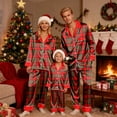 thumbnail image 2 of XEGLSBU Christmas Outfits for Girls Girls Cute Christmas Pyjamas Set Printed Long Sleeve Shirt Trousers Two Sets School Christmas Outfits for Girls A-Red Size 11-12 Years, 2 of 6