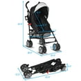 thumbnail image 3 of Costway Folding Lightweight Baby Toddler Umbrella Travel Stroller with Storage Basket Black, 3 of 10