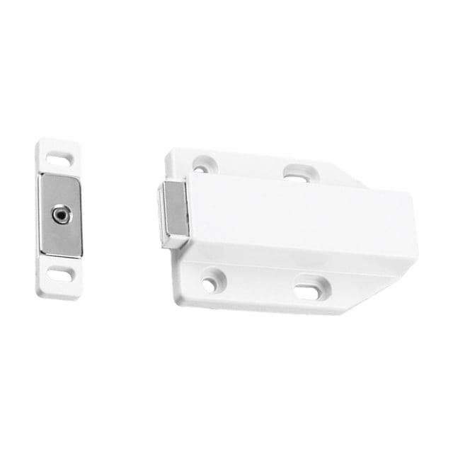 Ruiboury Strong Magnetic Cabinet & Door Latch/Catch Magnets Shutter Closures, Double White Single