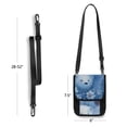thumbnail image 4 of Secure Travel Neck Wallet Passport Holder Adjustable Strap For Men & Women 6*7.5in White Polar Bear, 4 of 6