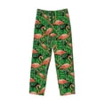 thumbnail image 6 of Uemuo Flamingo Pattern Men's Wide Leg Palazzo Lounge Pants with Pockets Light Weight Loose Comfy Casual Pajama Pants-Small, 6 of 9